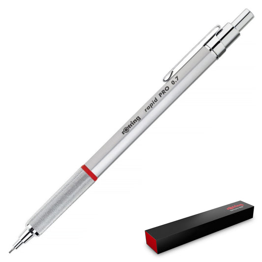 Rotring Rapid Pro Chrome Mechanical Pencil with 0.7mm Lead
