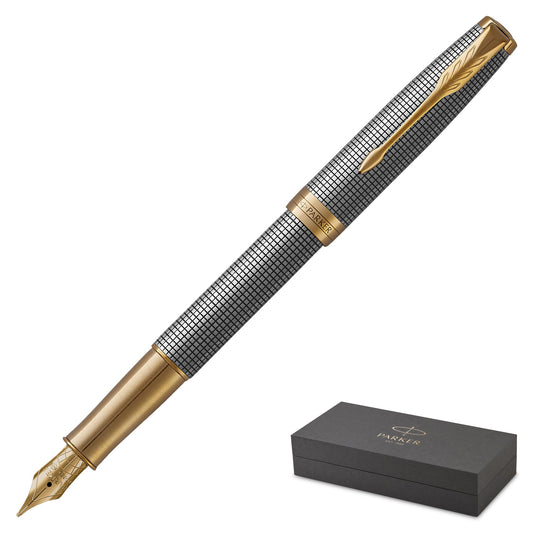 Parker Sonnet Ciselé Gold Trim Fountain Pen