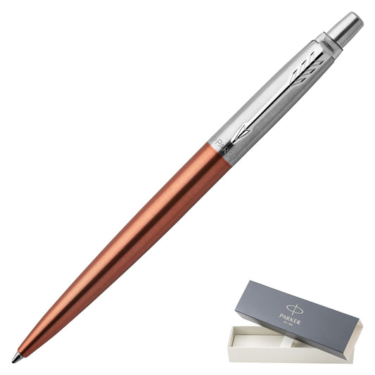 Parker Jotter Chelsea Orange Chrome Trim Ballpoint Pen