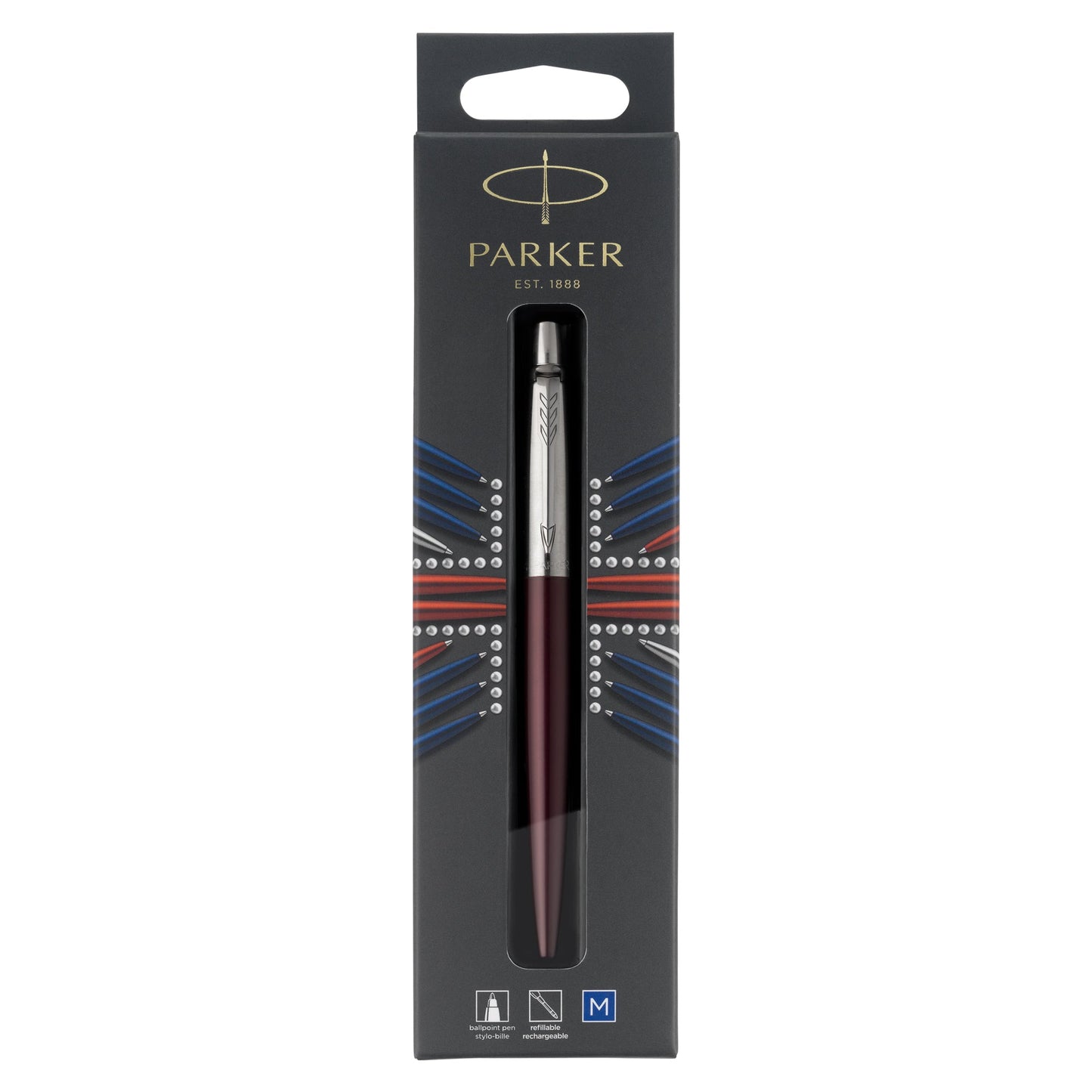 Parker Jotter Victoria Violet Chrome Trim Ballpoint Pen