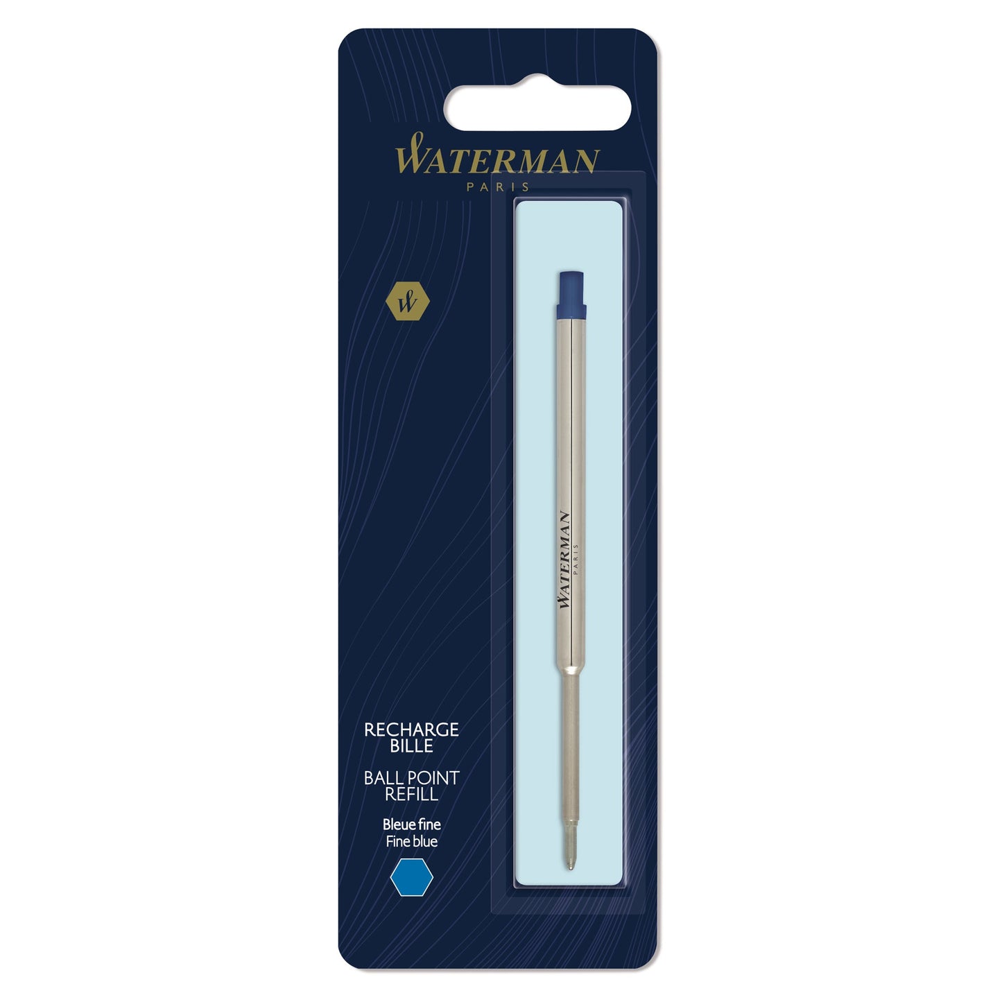 Waterman Ballpoint Pen Refill with fine blue ink