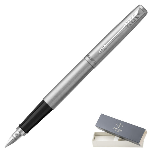 Parker Jotter Stainless Steel Chrome Trim Fountain Pen