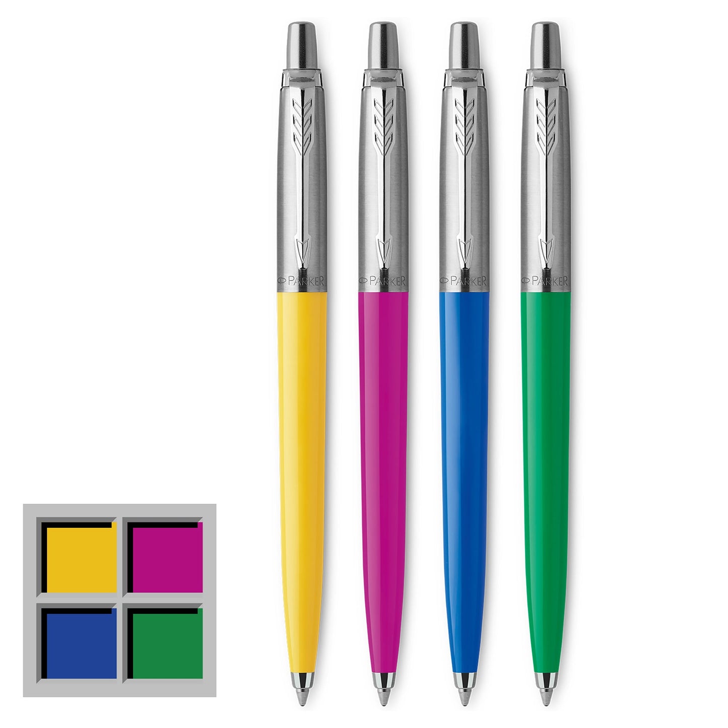 Parker Jotter Originals Ballpoint Pen Collection Set of 4 Retro Colors