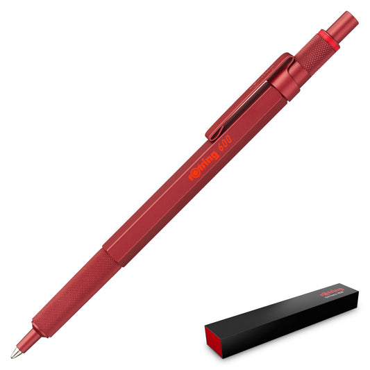 Rotring 600 Red Ballpoint Pen