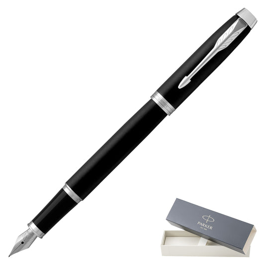 Parker IM Matte Black CT Fountain Pen Fine Nib