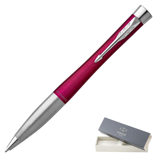 Parker Urban Vibrant Magenta Chrome Trim Ballpoint Pen