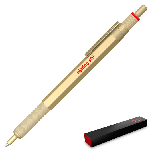 Rotring 600 Gold Ballpoint Pen
