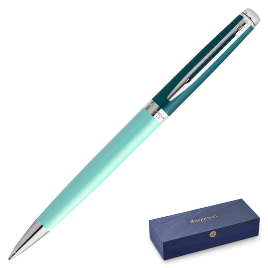 Waterman Hémisphère 2022 Green Chrome Trim Ballpoint Pen