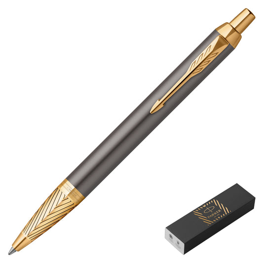 Parker IM Premium Pioneers Collection Arrow Gold Trim Ballpoint Pen