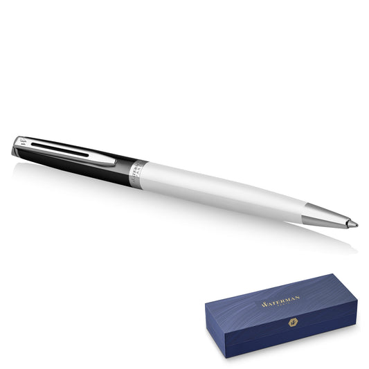 Waterman Hémisphère Color Block Black White Ballpoint Pen