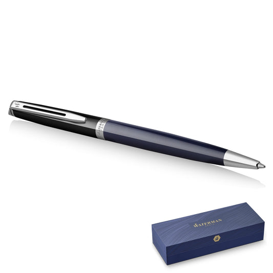Waterman Hémisphère Color Block Black Blue Medium Point Ballpoint Pen