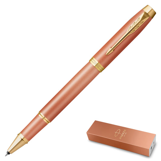 Parker IM Writing Rituals Rollerball Pen - Uplifting Orange Gradient with Gold Trim
