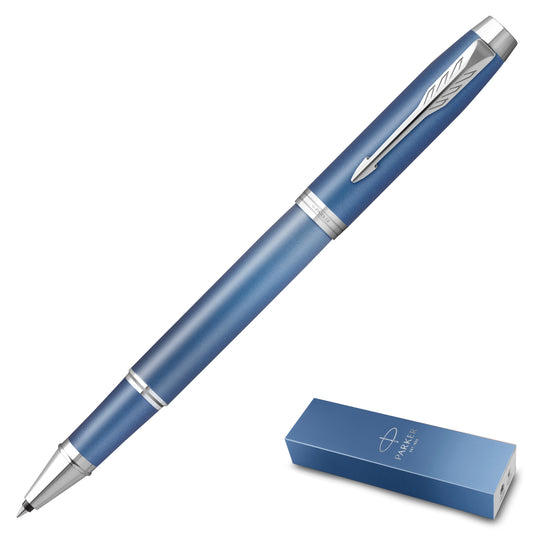 Parker IM Writing Rituals Rollerball Pen - Peaceful Blue Gradient with Chrome Trim
