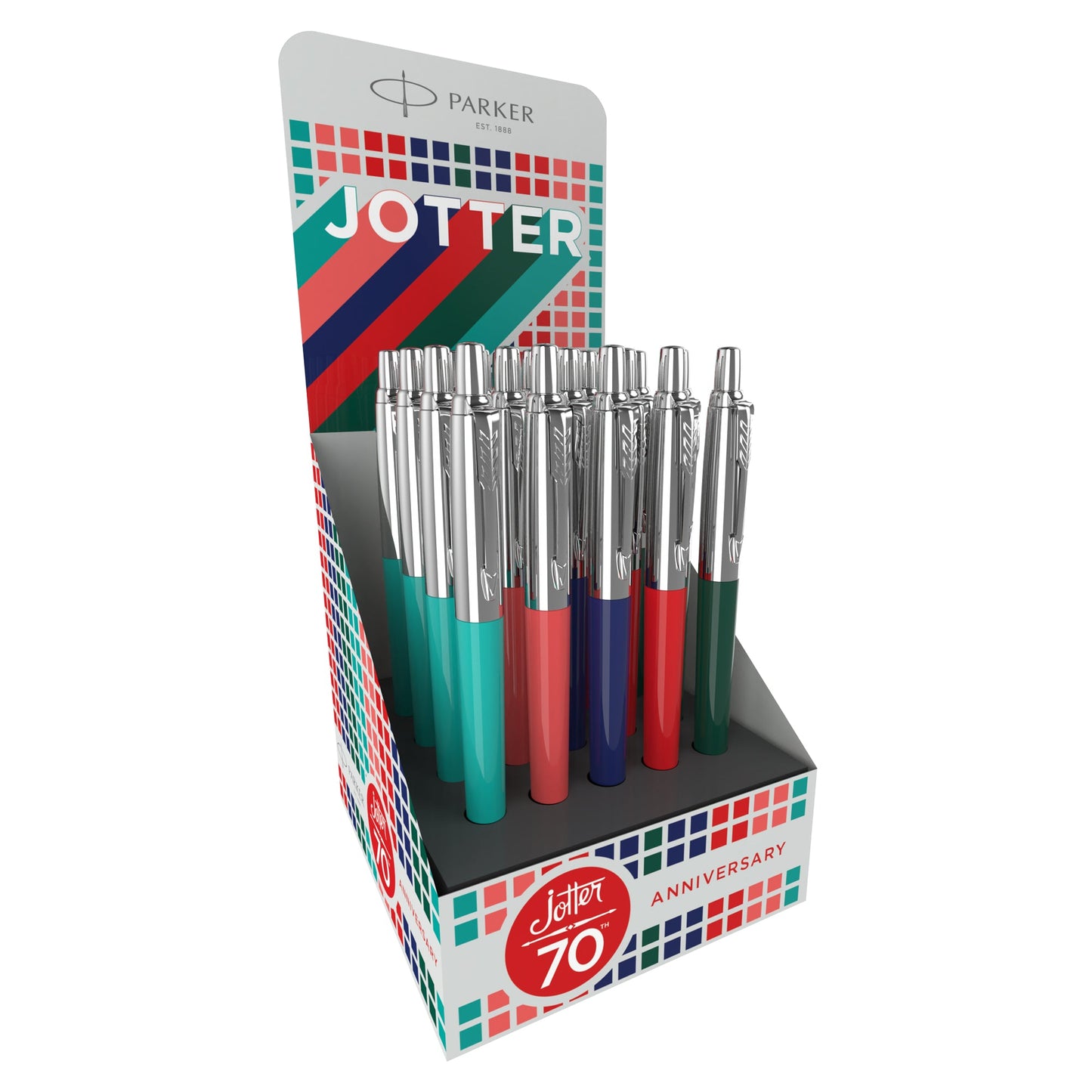 Parker Jotter Originals 70th Anniversary Ballpoint Pen Assorted Pack 20 Pens