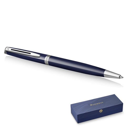 Waterman Hémisphère Blue Chrome Trim Ballpoint Pen