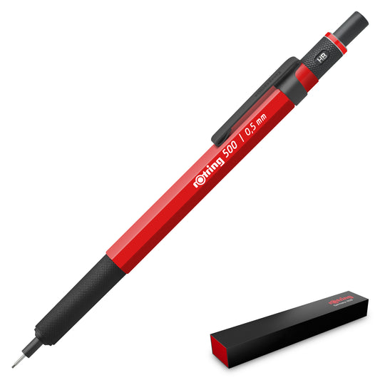 Rotring 500 Red Mechanical Pencil 0.5mm