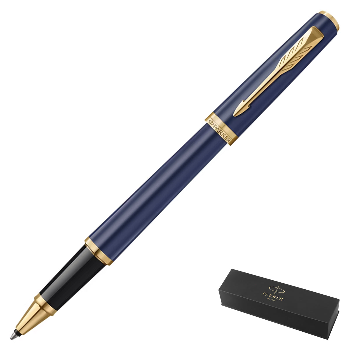 Parker Meridian Core Rollerball Pen – Blue Lacquer with Gold Trim