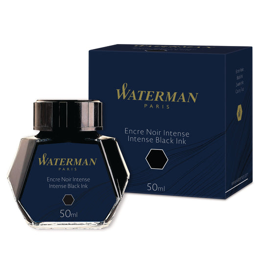 Waterman 50ml Black Fountain Pen Ink