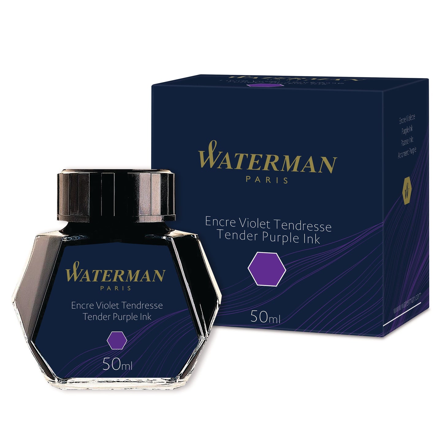 Waterman 50ml Purple Ink Bottle