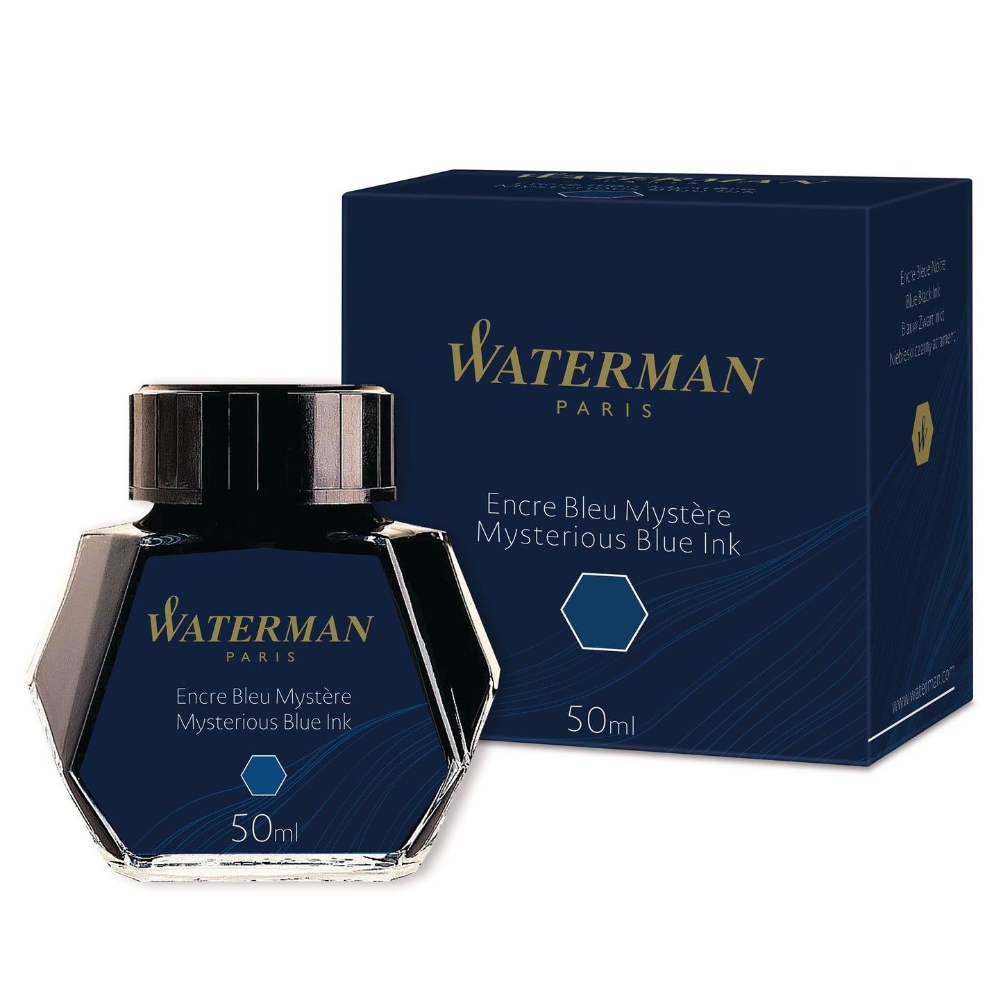 Waterman 50ml Blue Black Fountain Pen Ink