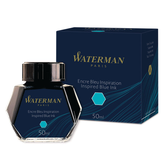 Waterman 50ml South Sea Blue Ink Bottle