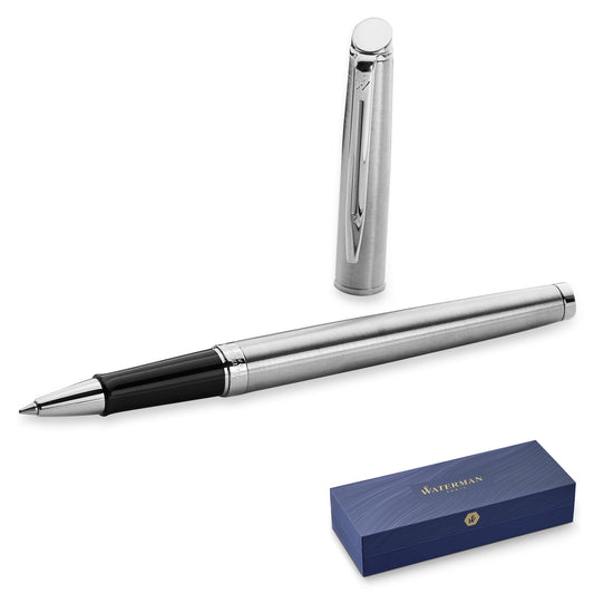 Waterman Hémisphère Stainless Steel Chrome Trim Rollerball Pen
