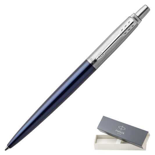 Parker Jotter Royal Blue Chrome Trim Ballpoint Pen