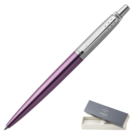 Parker Jotter Victoria Violet Chrome Trim Ballpoint Pen