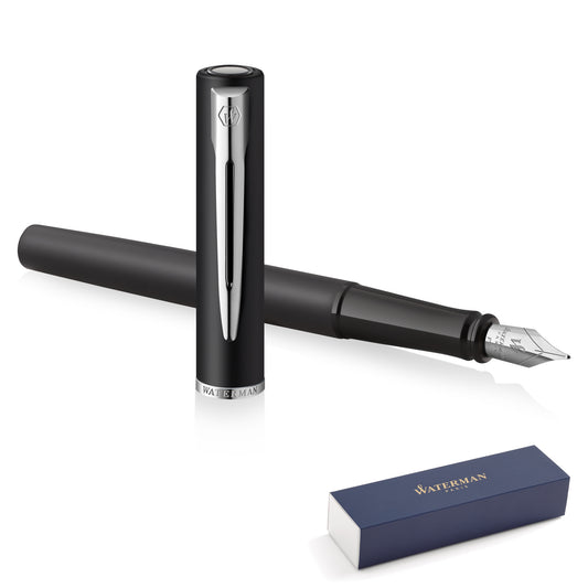 Waterman Allure Black Fountain Pen Fine Nib
