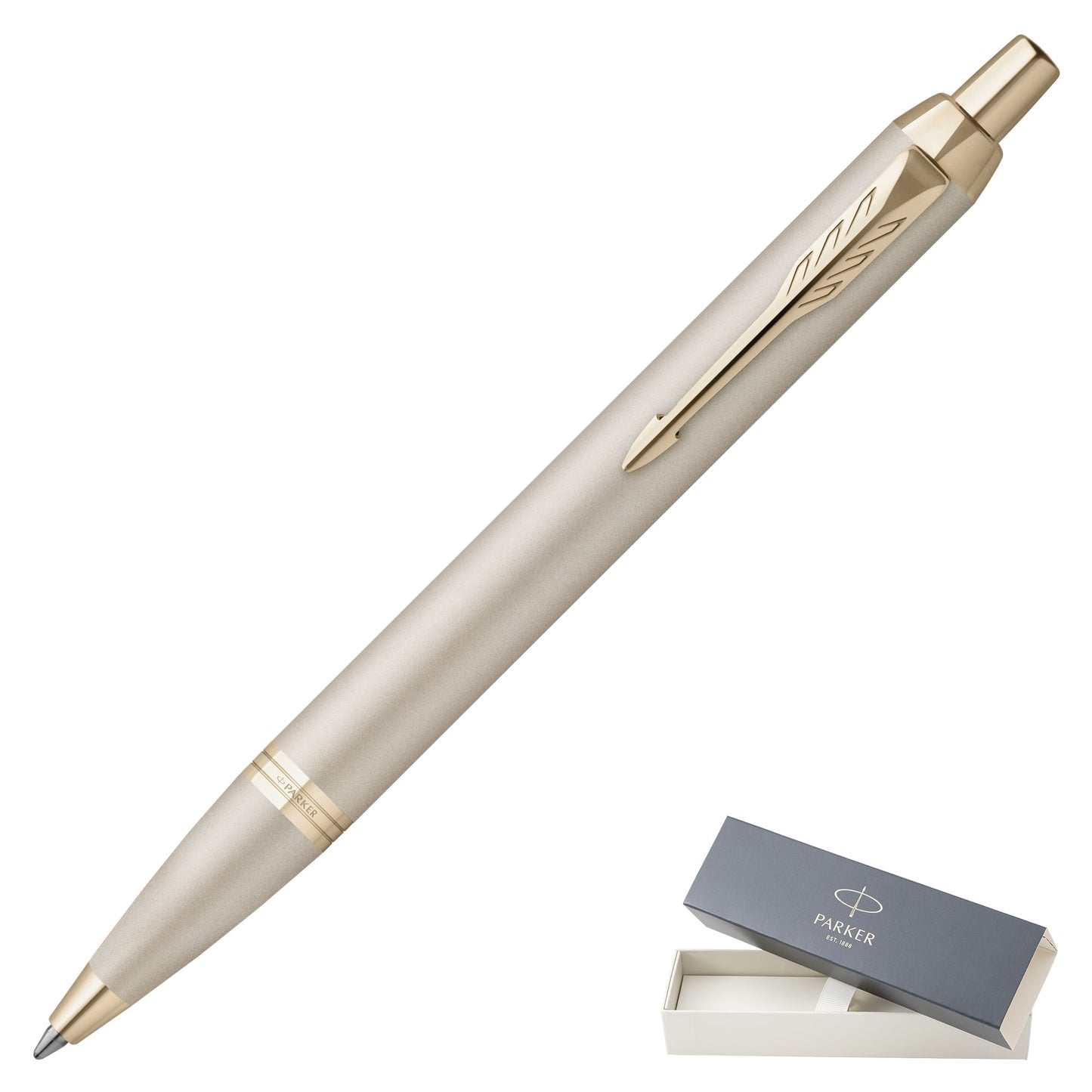 Parker IM Monochrome Champagne Ballpoint Pen