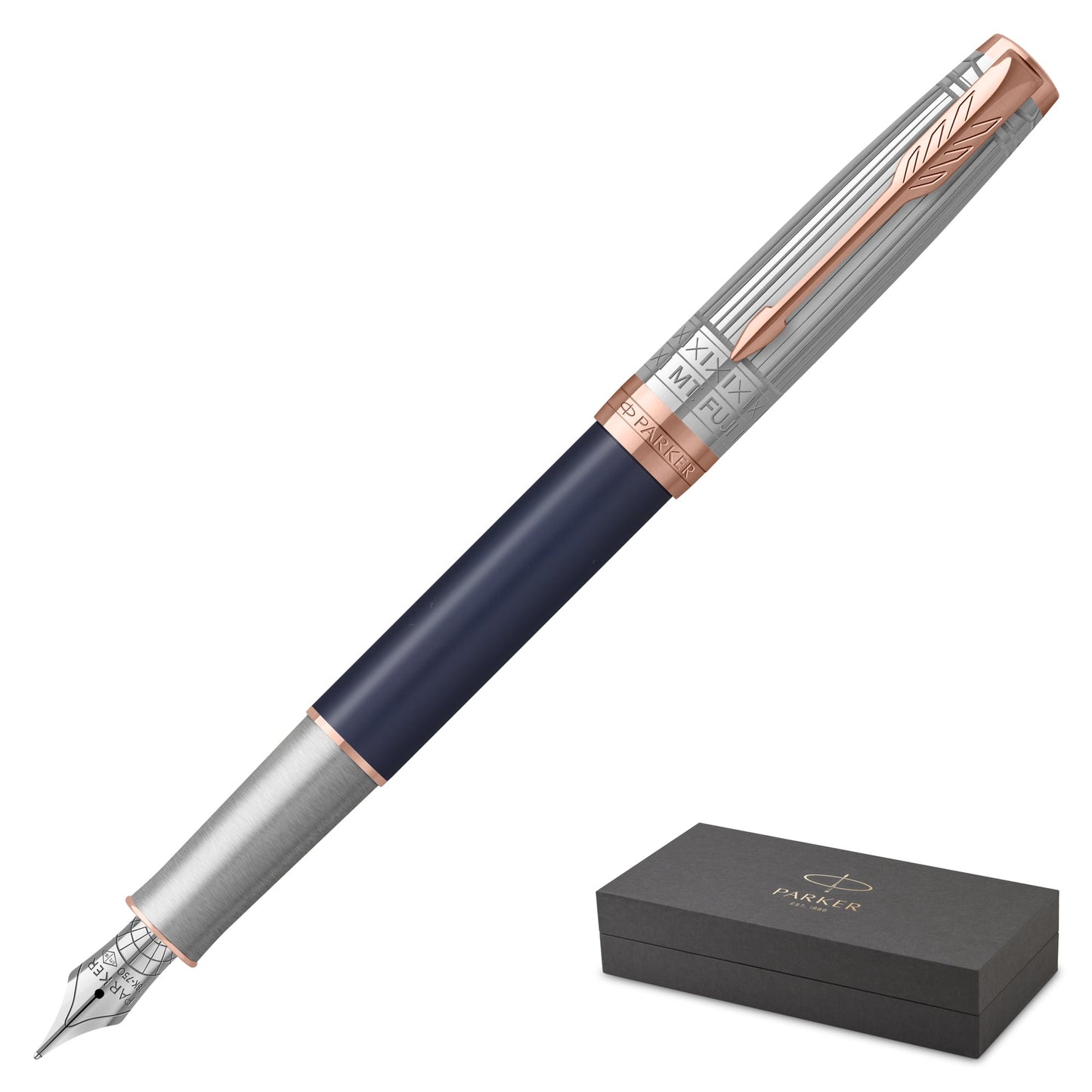Parker Sonnet Special Edition 2023 Fuji Pink Gold Trim Fountain Pen Fine Nib