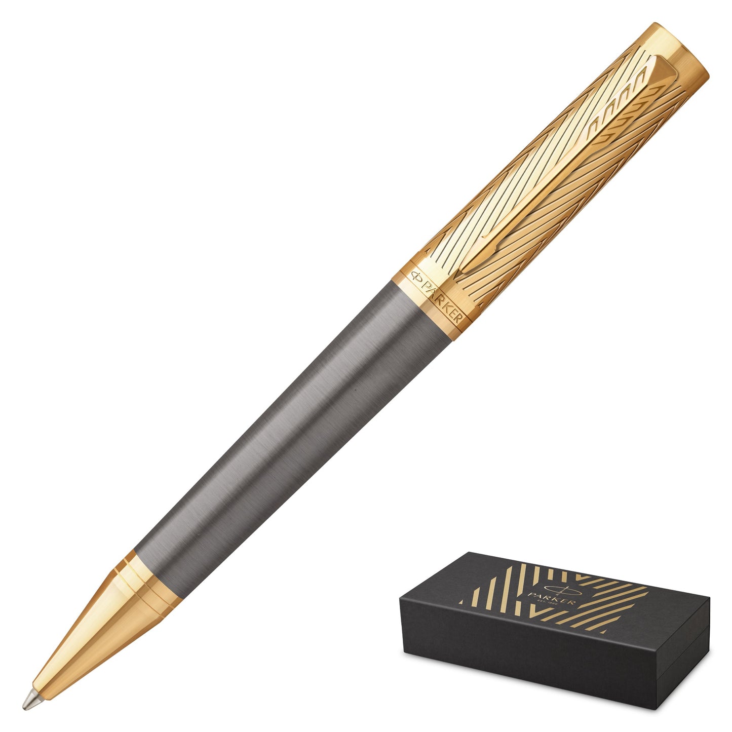 Parker Ingenuity Pioneers Ballpoint Pen in Arrow with Gold Trim