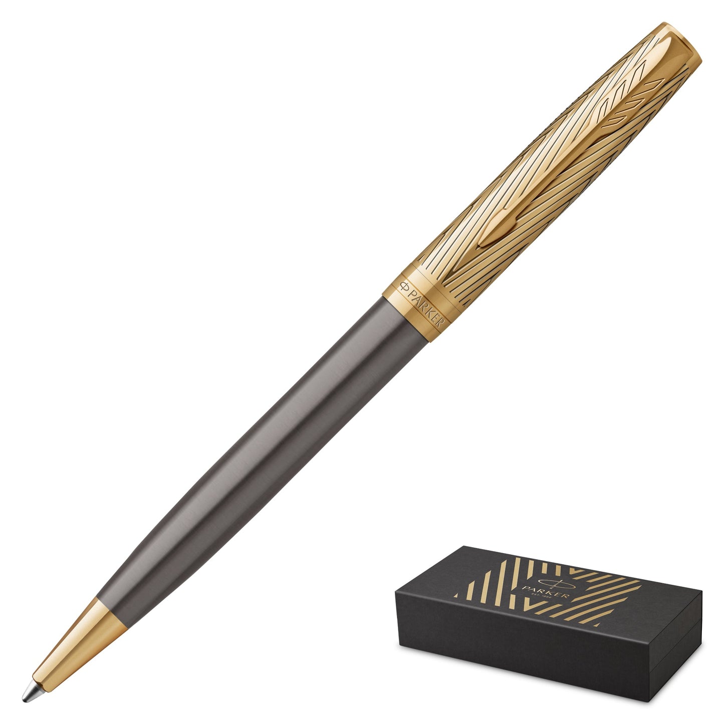 Parker Sonnet Pioneers Collection Ballpoint Pen in Arrow Gold Trim