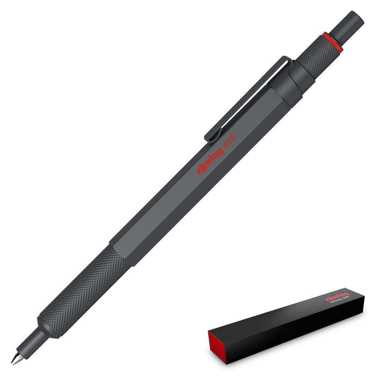 Rotring 600 Graphite Metal Ballpoint Pen