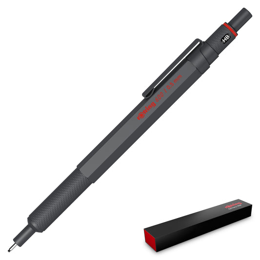Rotring 600 Mechanical Pencil in Metal Graphite 0.5mm