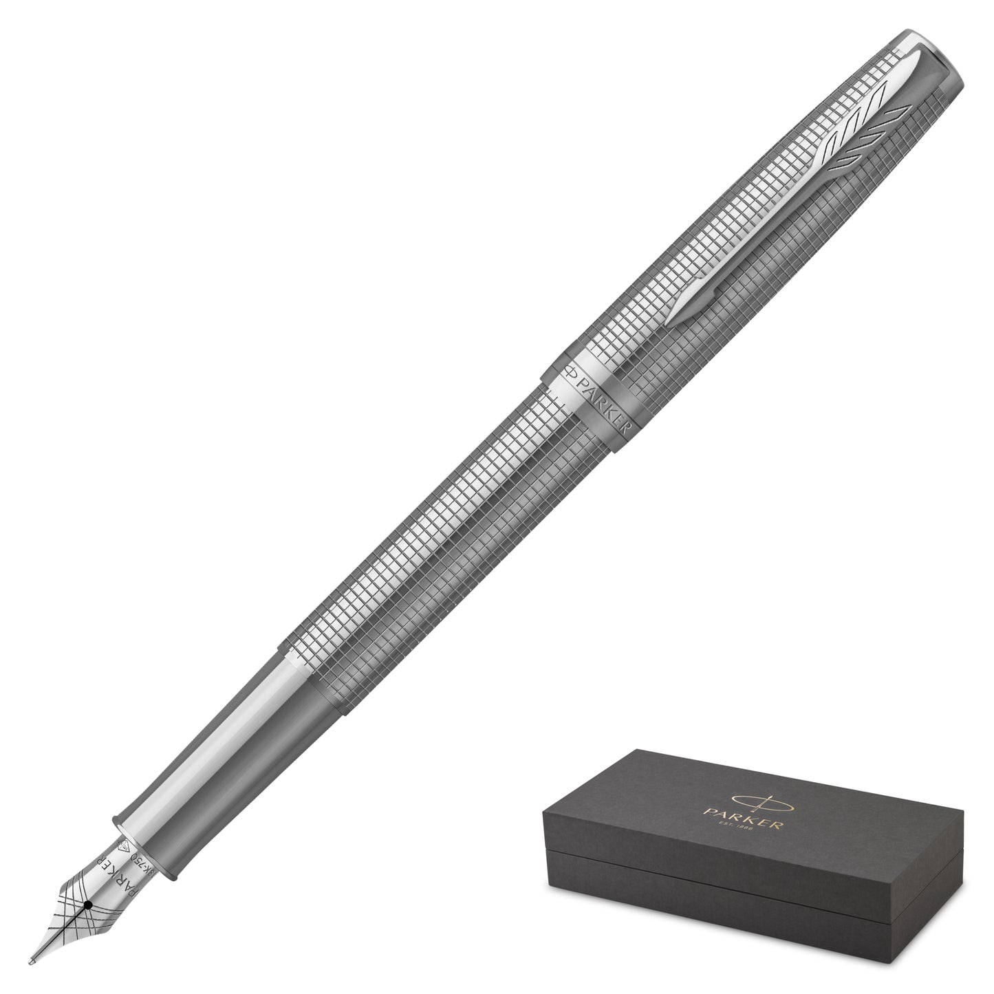 Parker Sonnet Special Edition Ciselé Palladium CT Fountain Pen Fine Nib