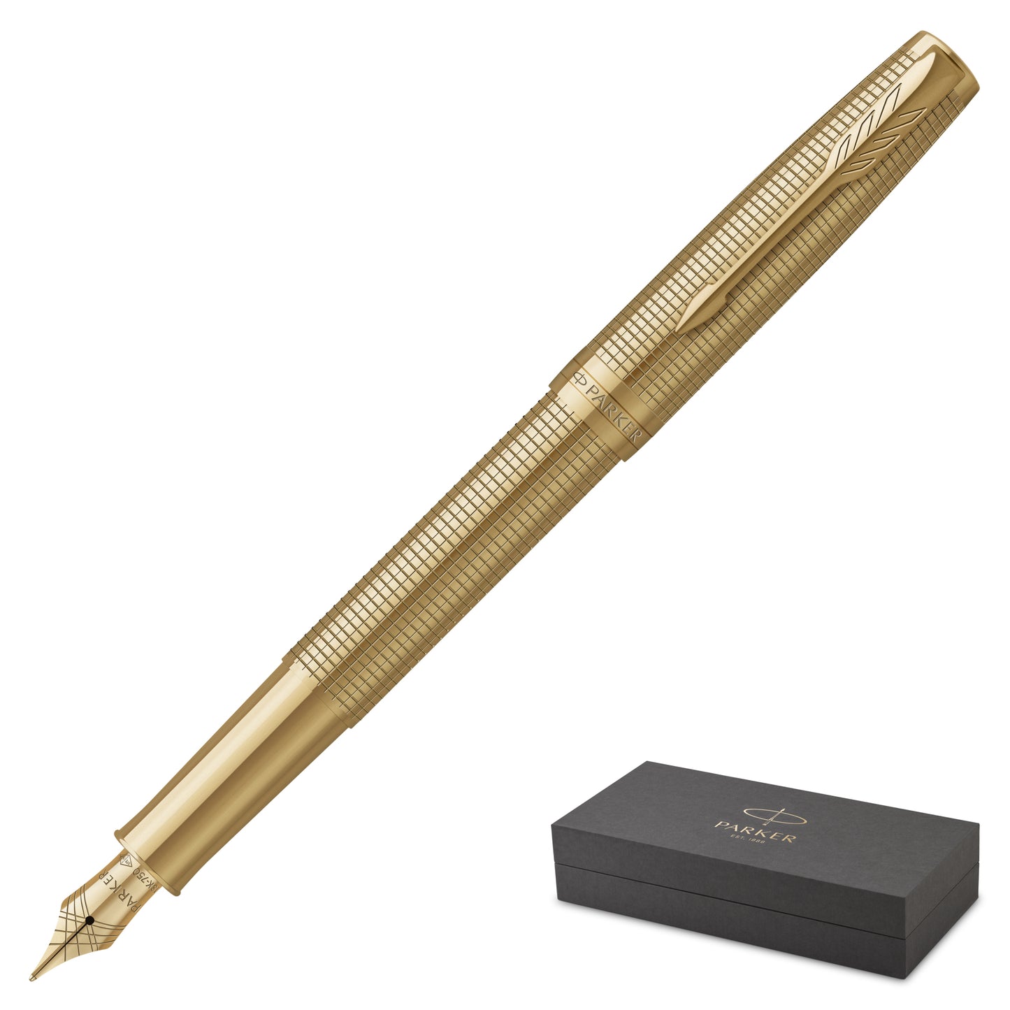 Parker Sonnet Ciselé Gold Special Edition Fountain Pen Medium Nib