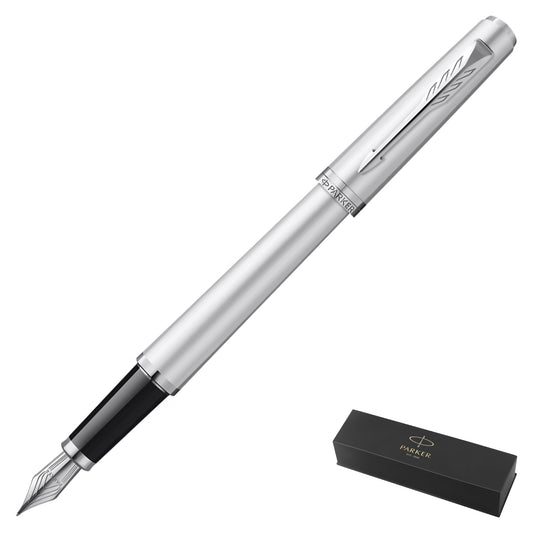 Parker Meridian Core Fountain Pen – Chrome Lacquer with Chrome Trim