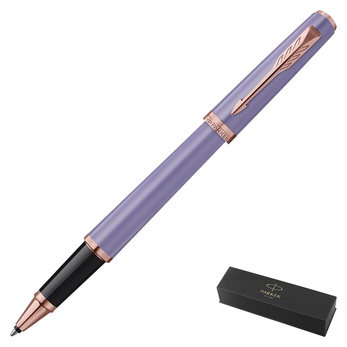 Parker Meridian Core Rollerball Pen – Lilac Lacquer with Pink Gold Trim
